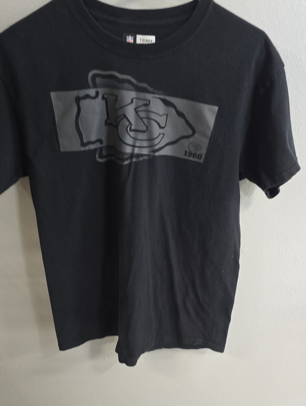 Men's Black Kansas City Logo Short Sleeve Tee